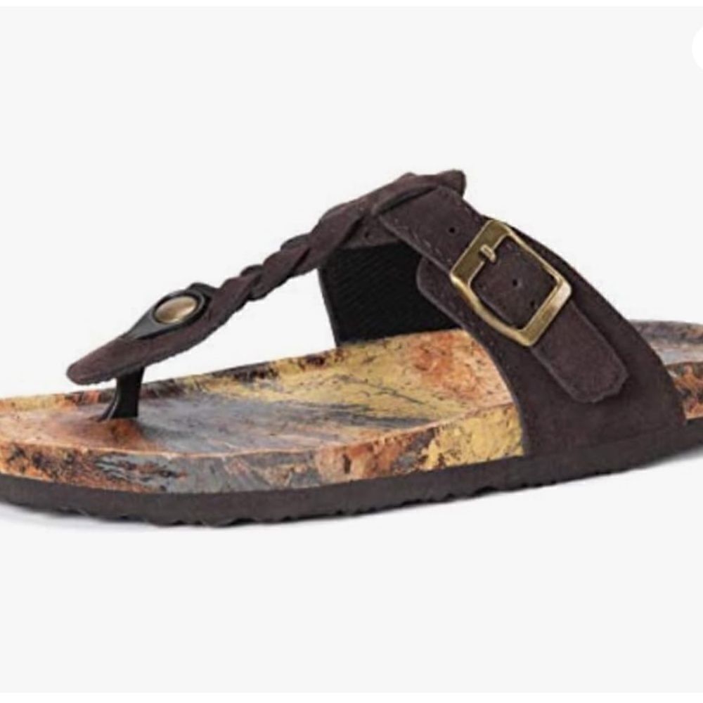 MUK LUKS Women's Marsha Terra Turf Sandals Like NEW Size 8 - Picture 13 of 16